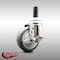 Service Caster 4 Inch 316SS Thermoplastic Rubber Swivel 3/4 Inch Expanding Stem Caster Brake SCC-SS316EX20S414-TPRB-TLB-34 - alternate 4